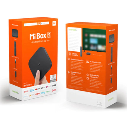Mi TV Box S Mediaspeler met Chromecast / Google Assistant Android Kodi Netflix - 2GB RAM - 8GB Opslagruimte