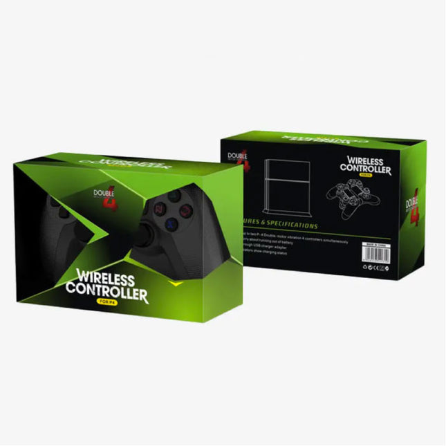 Gaming Controller voor PlayStation 4 - PS4 Bluetooth 4.0 Gamepad met Dubbele Vibratie Lichtgroen