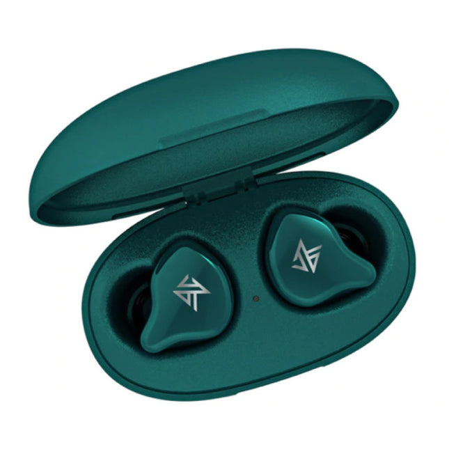 S1D Draadloze Oortjes Touch Bediening TWS Bluetooth 5.0 Wireless Earphones Ear Buds Oortelefoon Groen
