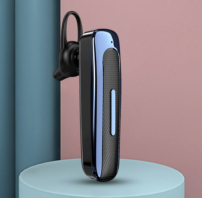 Draadloze Business Headset - Handsfree Oordopje Zakelijk Bluetooth 5.0 Blauw