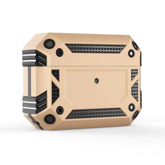 Shockproof Hoesje voor AirPods Pro - AirPod Case PC TPU Cover Skin - Goud