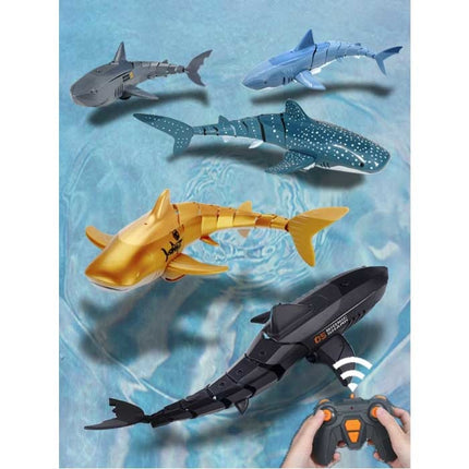 Bestuurbare Walvis Haai met Afstandsbediening - RC Speelgoed Robot Vis Zwart