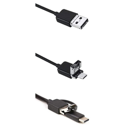 Endoscoop Camera 1 Meter - 7mm Inspectie Semi Flexibel Kabel Snake Borescope