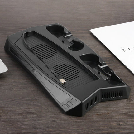 Multifunctionele Dual Ventilator Cooling Stand Mount en Oplaadstation voor PlayStation 5 - PS5 - Koeling Standaard Cooler Zwart