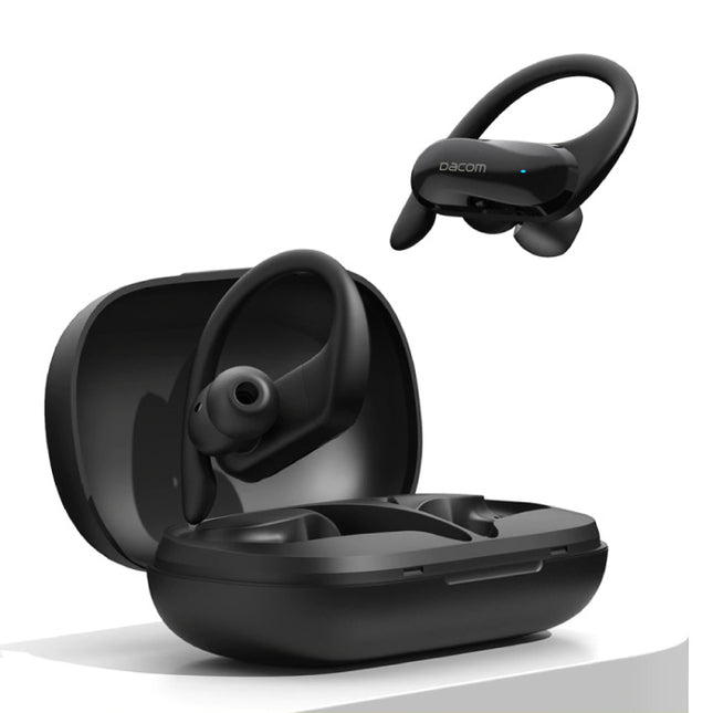  Athlete Draadloze Oortjes met Oorhaak Sport - Touch Control -  TWS Bluetooth 5.0 Wireless Buds Earphones Earbuds Oortelefoon Zwart