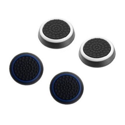 4 Thumb Stick Grips voor PS3/PS4/Xbox 360/Xbox One Joystick - Antislip Controller Caps - Wit en Blauw