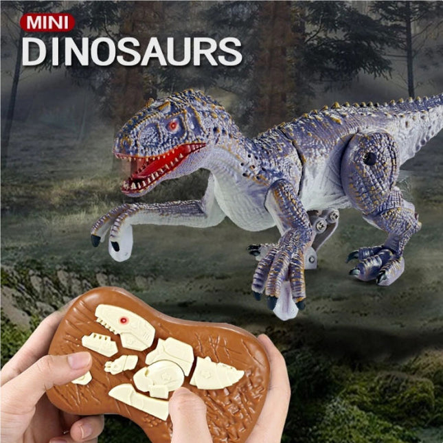 RC Dinosaurus (T-Rex) met Afstandsbediening - Bestuurbaar Speelgoed Tyrannosaurus Rex Dino Robot Blauw