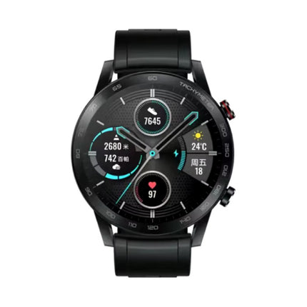 Honor MagicWatch 2 Smartwatch - Silicoon Bandje - 1,39" AMOLED Display - Hartslag Zuurstof Sport Tracker Horloge - Zwart