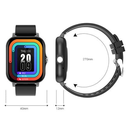 GT20 Smartwatch met Siliconen Bandje - Sport Activity Tracker Horloge Goud