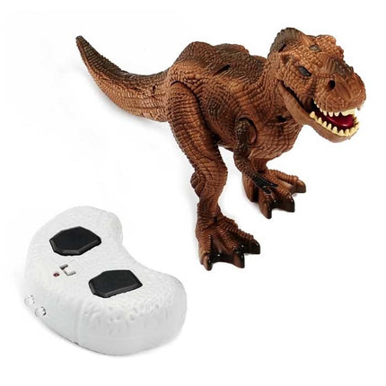 RC T-Rex Dinosaurus met Afstandsbediening - Infrarood Bestuurbare Speelgoed Robot Bruin
