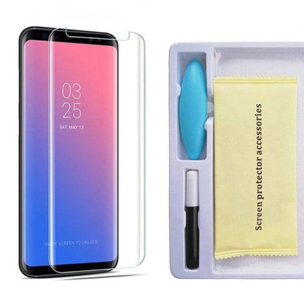 UV Screen Protector Samsung Galaxy S9 Plus Tempered Glass Film Gehard Glas Glazen