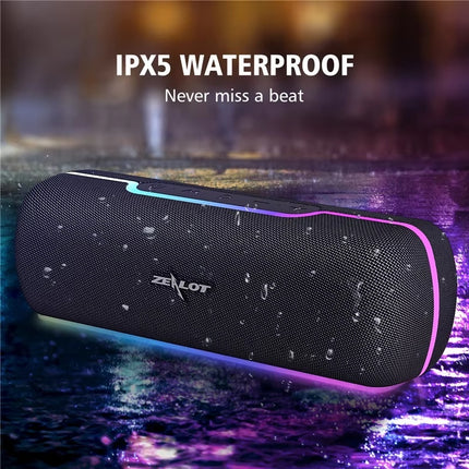 S55 Draadloze Luidspreker - Bluetooth 5.2 TWS Boom Box 10W - Zwart 