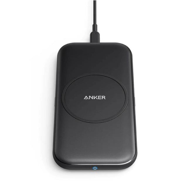 Powerwave Base Pad - Draadloze Oplader Fast Charge Qi Universele Oplader 10W LED Indicator Wireless Charging Zwart