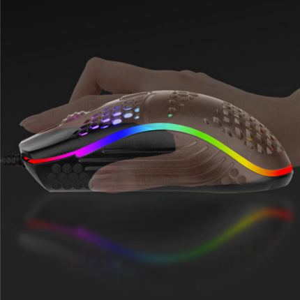 Optische Gaming Muis Bedraad - Tweehandig en Ergonomisch met DPI Aanpassing  tot 2400 DPI - Wit
