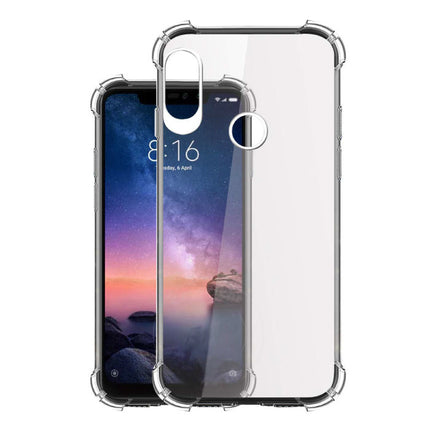 Xiaomi Redmi Note 6 Transparant Bumper Hoesje - Clear Case Cover Silicone TPU Anti-Shock