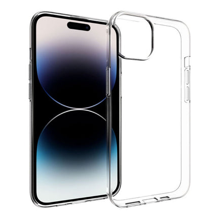 iPhone 15 Plus Transparant Hoesje - Flexibel Silicoon Case Cover Hydrogel Helder