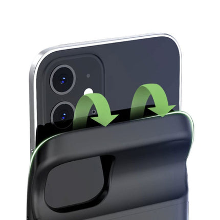 iPhone 14 Plus Powercase 4800mAh - Powerbank Batterij Hoesje Oplader Zwart