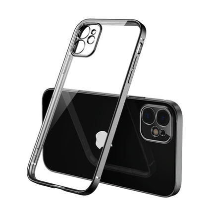 iPhone 6S Hoesje Luxe Frame Bumper - Case Cover Silicone TPU Anti-Shock Zwart
