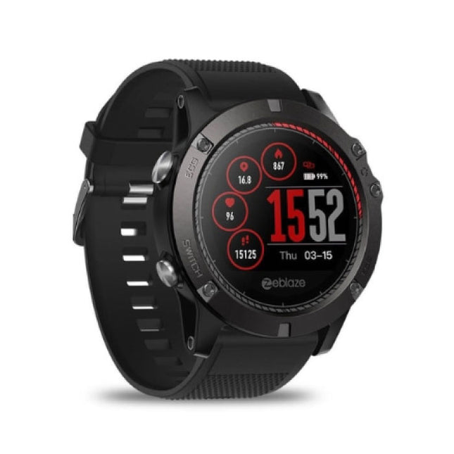 VIBE 3 Smartwatch Smartband Smartphone Fitness Sport Activity Tracker Horloge OLED iOS Android iPhone Samsung Huawei Zwart