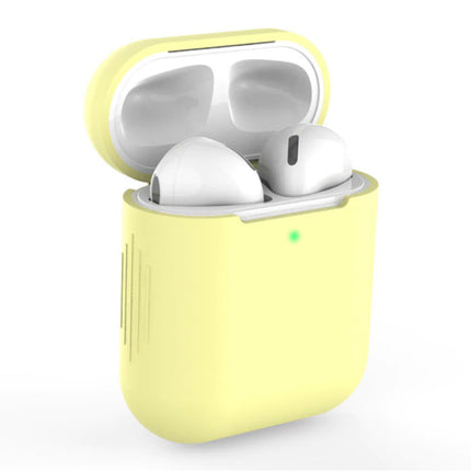 Flexibel Hoesje voor AirPods 1 / 2 - Silicone Skin AirPod Case Cover Soepel - Geel