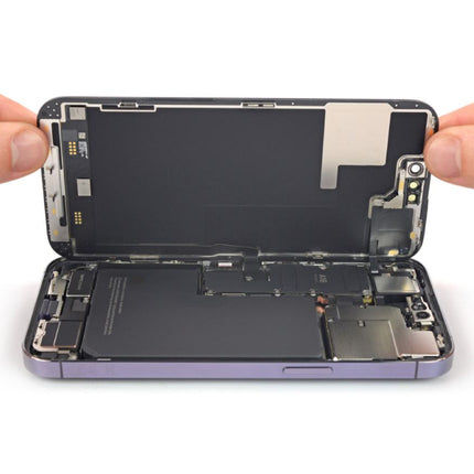 iPhone 15 Scherm (Touchscreen + OLED + Onderdelen) AAA+ Kwaliteit - Zwart