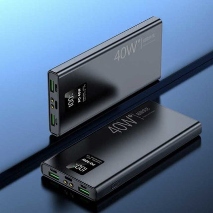 40W Powerbank 20.000mAh met 3 Oplaadpoorten  - 20W PD Externe Noodaccu LED Display Batterij Oplader Charger Groen