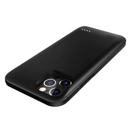 iPhone 12 Mini Powercase 4000mAh Powerbank Hoesje Oplader Batterij Cover Case Zwart