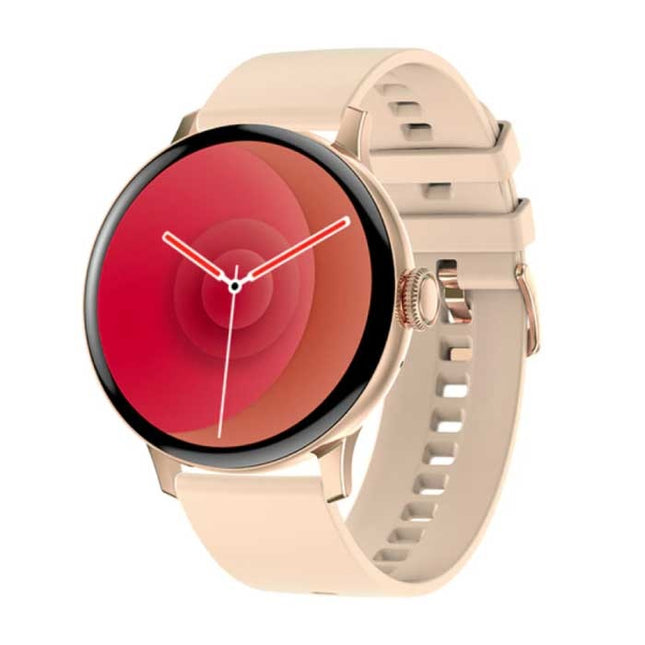 Randloze Smartwatch Siliconen Bandje Fitness Sport Activity Tracker Horloge Android Goud