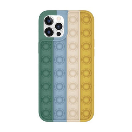iPhone 12 Pro Max Pop It Hoesje - Silicone Bubble Toy Case Anti Stress Cover