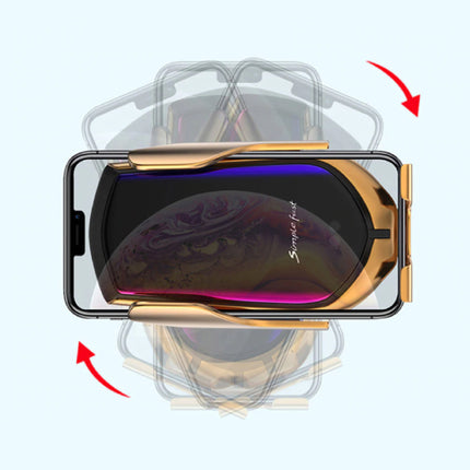 10W Qi Draadloze Autolader Oplader Universeel 9V - 1.67A Wireless Car Charging Pad Zilver