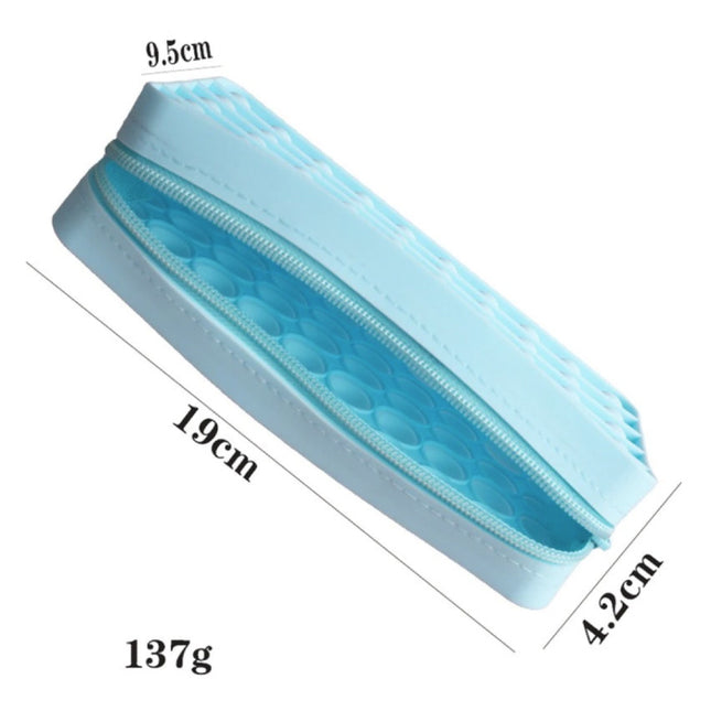 Pop It Pennenzak - Fidget Anti Stress Speelgoed Portemonnee Bubble Toy Siliconen Paars