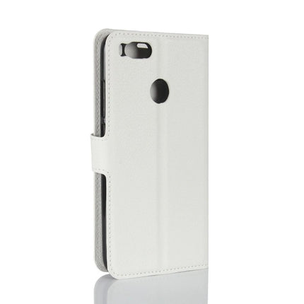Xiaomi Mi 10 Pro Leren Flip Case Portefeuille - PU Leer Wallet Cover Cas Hoesje Wit