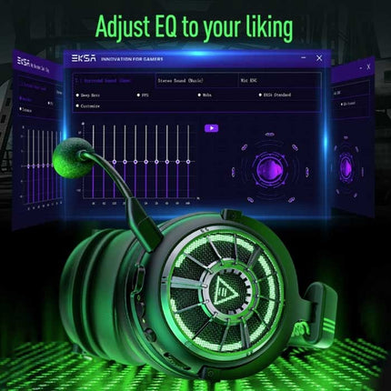AUX/USB/Type C Gaming Headset - Voor PS4/XBOX/Switch/PC 7.1 Surround Sound - Headphones Koptelefoon  met Microfoon Zwart