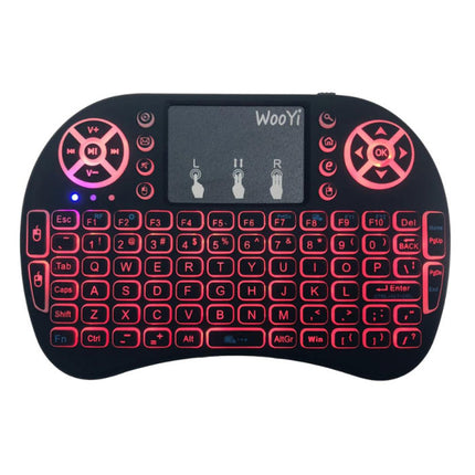 RGB Verlicht Backlit i8 Mini Draadloos QWERTY Toetsenbord 2.4GHz voor Mediaspeler TV Box Android Xbox Playstation