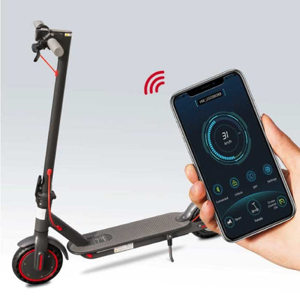 Vouwbare Elektrische Scooter - Off-Road Smart E Step Ultralicht met App - 350W - 30 km/u - 8.5 inch Wielen - Zwart