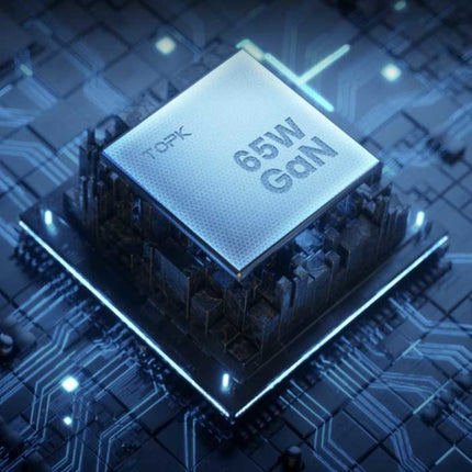 B314P 3-Port Stekkerlader - PD / Quick Charge 3.0 - Power Delivery USB Fast Charge 65W GaN - Oplader Muur Wallcharger AC Thuislader Adapter Wit