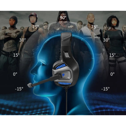 S01 Draadloze Gaming Koptelefoon met Omnidirectionele Mic - Voor PS4/PS5 - Headset Headphones met Microfoon Zwart