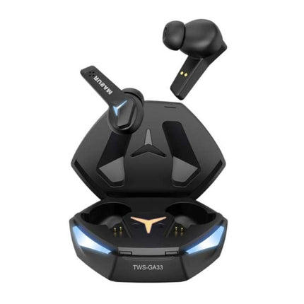 GA33 Draadloze Oortjes - Gaming Headset Oordopjes TWS Bluetooth 5.2 Earphones Earbuds Zwart