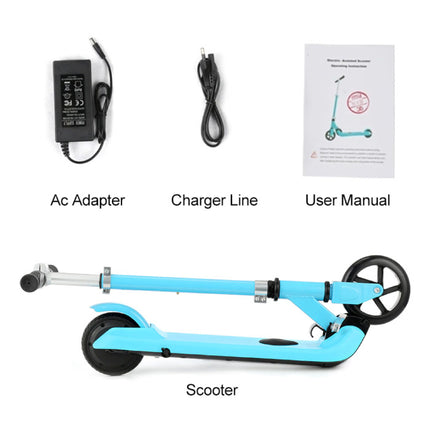 Elektrische Smart E Step Scooter voor Kinderen Off-Road - 100W - 8 km/u - 2Ah Batterij - 5.5 inch Wielen Roze