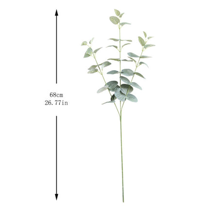 Kunst Boeket - Zijden Eucalyptus Planten Plant Luxe Boeketten Decor Ornament Rood