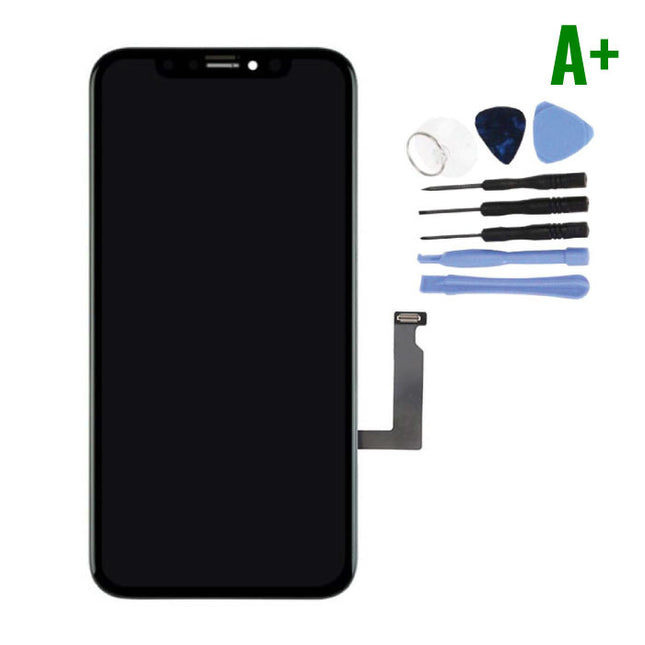 iPhone XR Scherm (Touchscreen + LCD + Onderdelen) A+ Kwaliteit - Zwart + Gereedschap