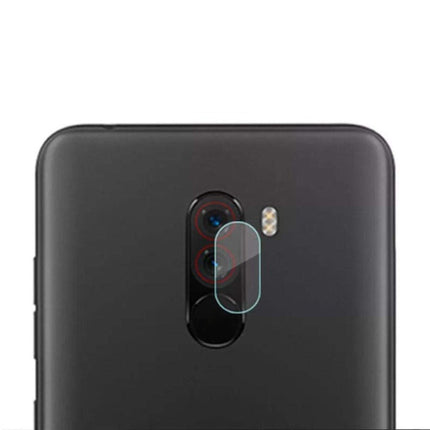 3-Pack Xiaomi Pocophone F1 Tempered Glass Camera Lens Cover - Shockproof Film Case Bescherming