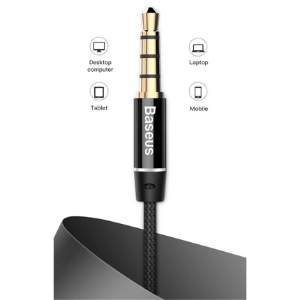 Encok H06 Oortjes met Microfoon en Volume Controls - 3.5mm AUX Oordopjes Wired Earphones Oortelefoon Zwart