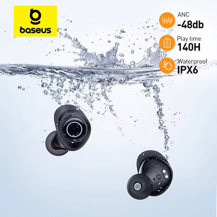 MA10 Bowie Draadloze Oortjes - Koptelefoon Oordopjes TWS Bluetooth 5.3 IPX6 - Zwart