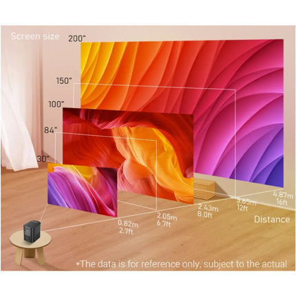 X20 Projector - 250 ANSI Lumen - Android Beamer Home Media Speler Zwart