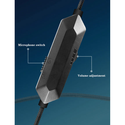 Stereo Gaming Koptelefoon voor Playstation 4 en 5 / Xbox / PC - Headset Headphones met Microfoon Blauw