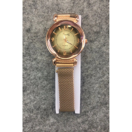 Pearl Luxe Horloge Dames - Anoloog Kwarts Uurwerk voor Vrouwen Rose Gold