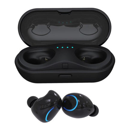Q18 Draadloze Oordopjes - TWS Oortjes True Touch Control Oortjes Oordopjes Bluetooth 4.2 Wireless Buds Earphones Oortelefoon Zwart