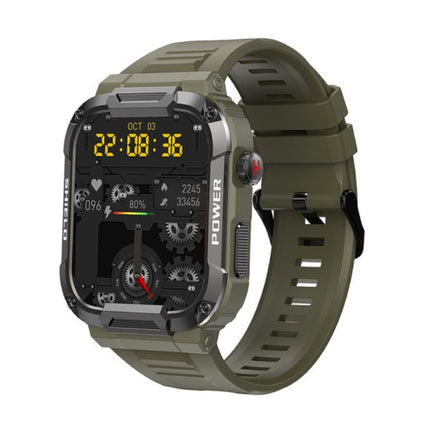 MK66 Outdoor Smartwatch - 1.85" Display - Activity Tracker Horloge Groen