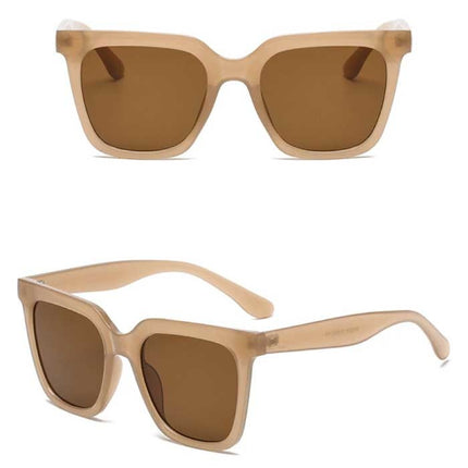 Vintage Zonnebril voor Dames - Retro Bril Eyewear UV400 Driving Shades Bruin